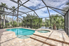 Palm Coast Oasis with Pool Steps to Cinnamon Beach!